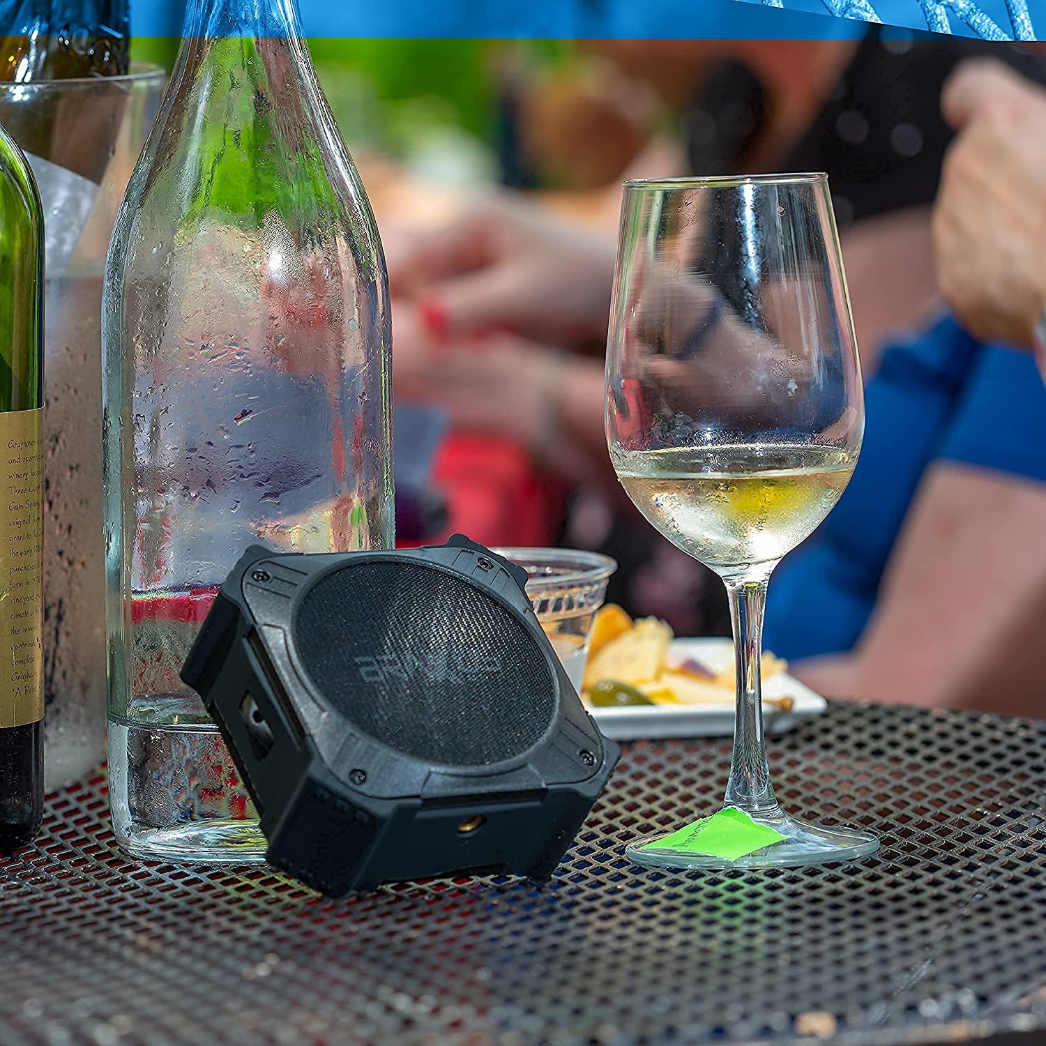 Solar Bluetooth Speaker, Golf Cart Bluetooth Portable Speaker, TWS, 5W, 30+ Hours Playtime/Outdoor Portable Speaker Solar Charger IPX6 Waterproof Bluetooth Speaker